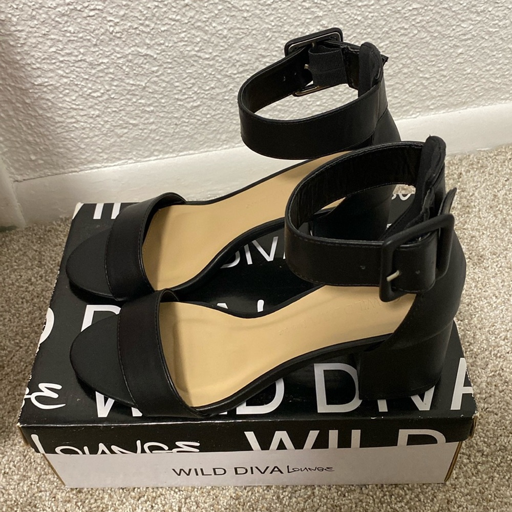 Size 6 Black Heels